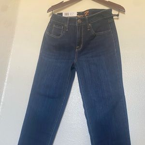 NEW Seven7 Tower Straight London High-Rise Crop Jean Women's size 4 - Dark Wash